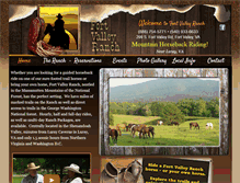 Tablet Screenshot of fortvalleystable.com